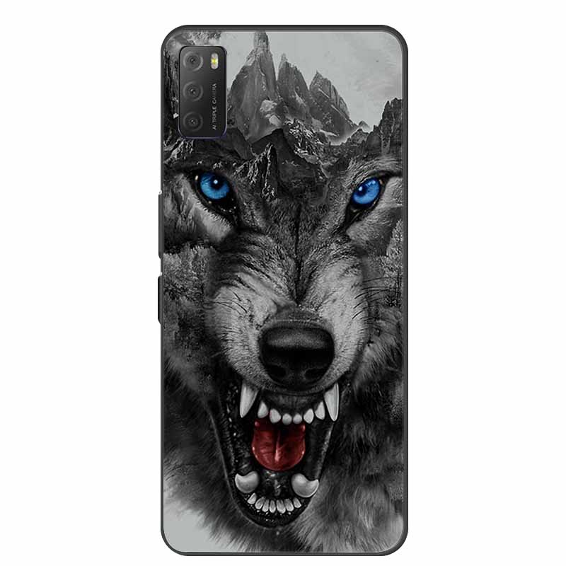 For TCL 20E Cases 20Y 20S 20B 20L Fashion Soft TPU Silicone Cartoon Phone Cases For TCL 20Y Cover Bumpers Fundas 20 E TCL 6125F