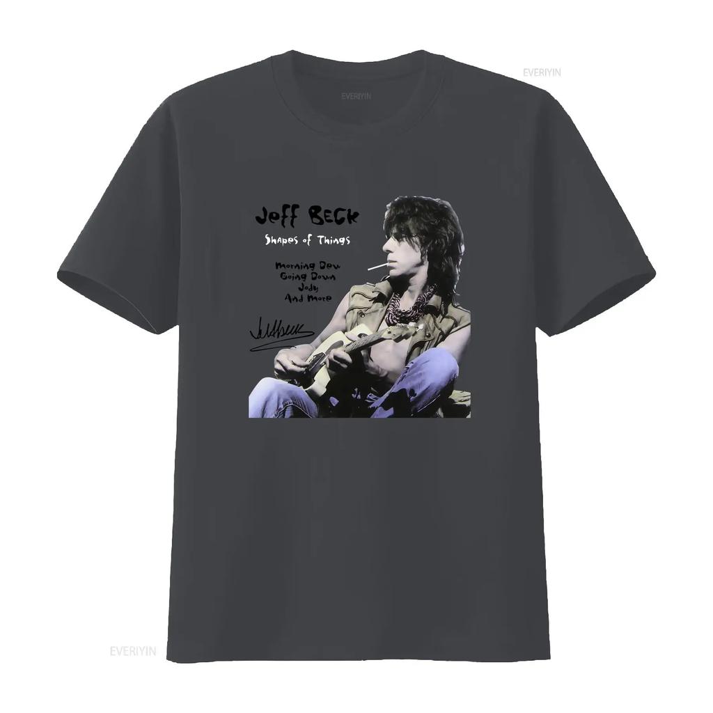 Футболка Jeff Beck Signature Shapes of Things Morning Dew Going Down Jody More Размеры от S до 5XL для фанатов винтажная стирка вытянутая