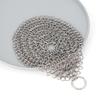 Iron Cleaner with Hanging Ring Pot Pans Cleaning Scrubber Stainless Steel Cookware Rust Remover Scraper for  Iron Pans