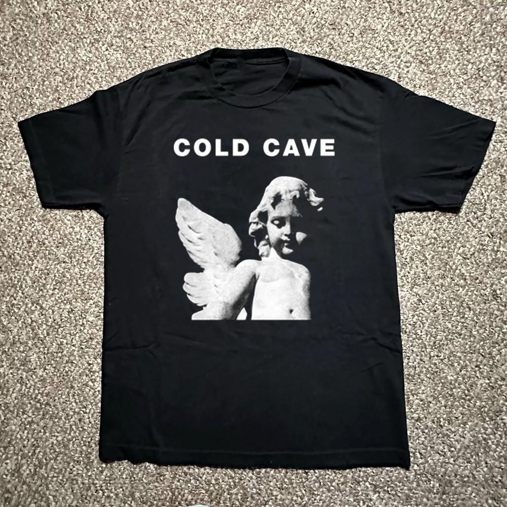 Редкая футболка с коротким рукавом COLD CAVE Passion Depression Band, черная, все размеры, OM205, унисекс
