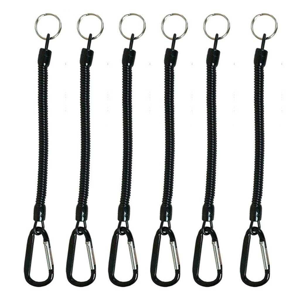 Инструмент Снаряжение Портативные Рыболовные Шнурки Кемпинг Карабин Противопотерянный Телефон Брелок Пружинный Эластичный Шнур