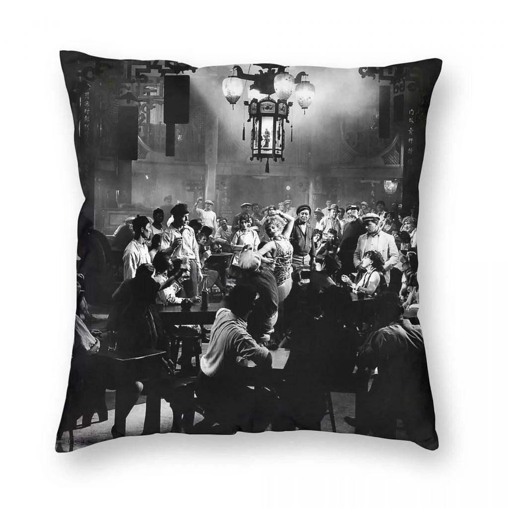 Scarlet Seas Betty Compson Square Pillowcase Polyester Linen Velvet Pattern Decor Pillow Case Bed Cushion Cover 45X45