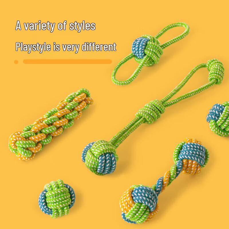 Qio Dog Slipper Molar Rope Chew Toy
