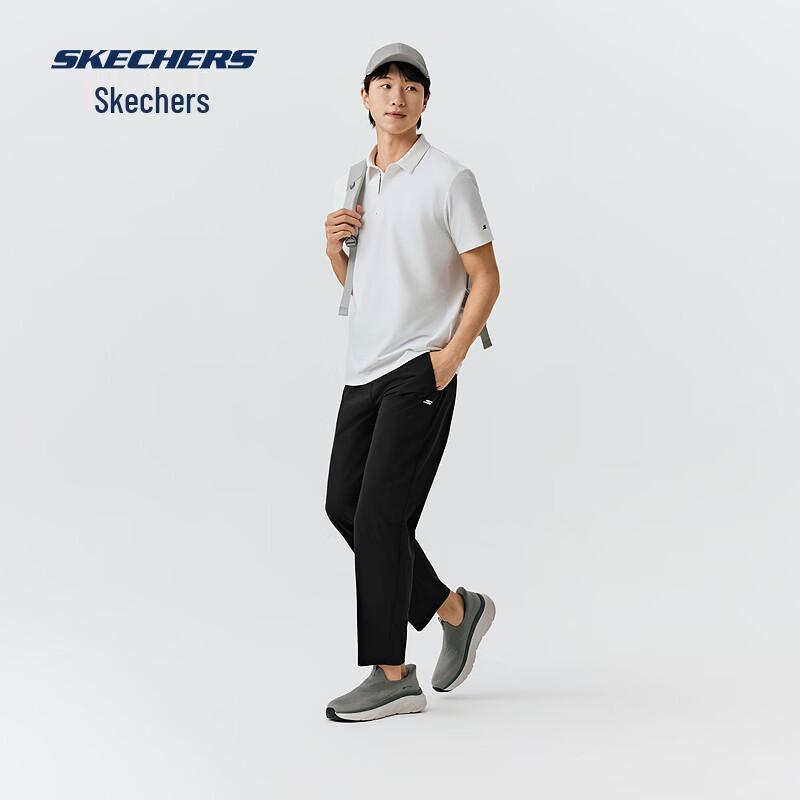 Skechers Мужские классические прямые быстросохнущие беговые брюки P226M047