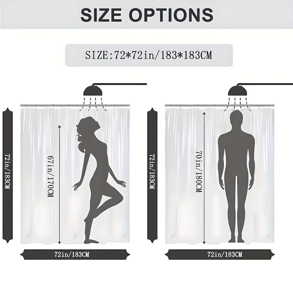 Узор «Цветущие цветы» Моющаяся Грязеотталкивающая Шторка для душа Лейка Водонепроницаемая Полиэстеровая Занавеска для ванны Для домашнего декора