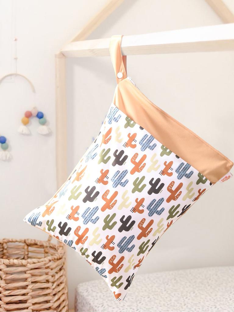 Waterproof Swimming Bag Wet Dry Tote Bag Reusable Storage Pouch with Snap Handle for Swimwear