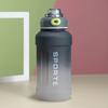 1.3L Large Capacity Sports Water Bottle Frosted Cup Outdoor Fitness Kettle Plastic Water Cup Students Portable Big TonTon Barrel