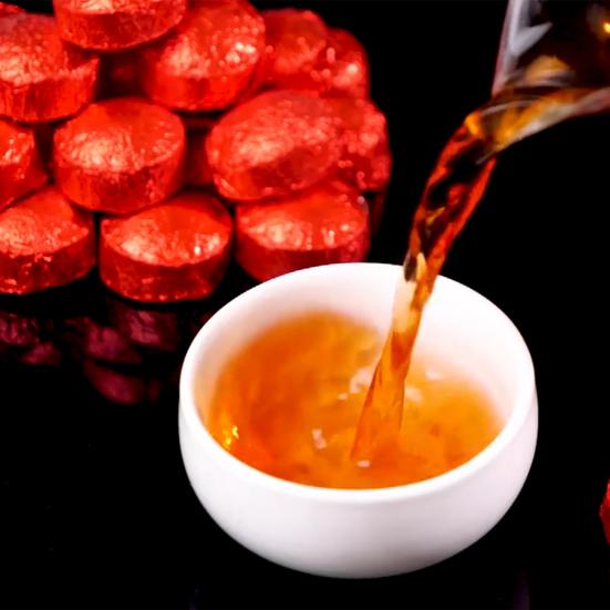 100 г/банка, нежный традиционный чай пуэр, освежающий мягкий вкус, спелый чай пуэр