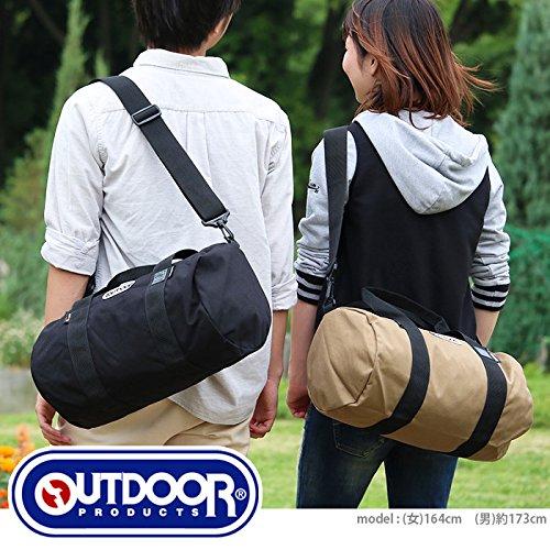 Outdoor Products Boston Bag/Shoulder Bag, Medium Size, 2-Way, for Men and Women, Size 231 (Black)