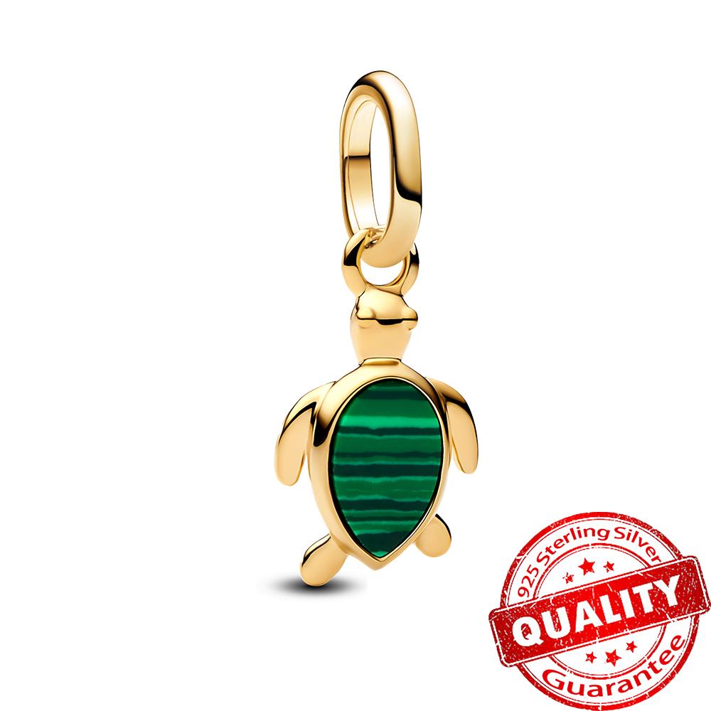 Sparkling Copper Crab Colourful Starfish Shell Conch Dangle Charm Fit Original Bracelet Diy Jewelry Accessories