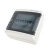 Waterproof Distribution Box 6 MCB(2xB6A+2xB16A+2xB32A) + Main Switch 100A 6 Way  Style