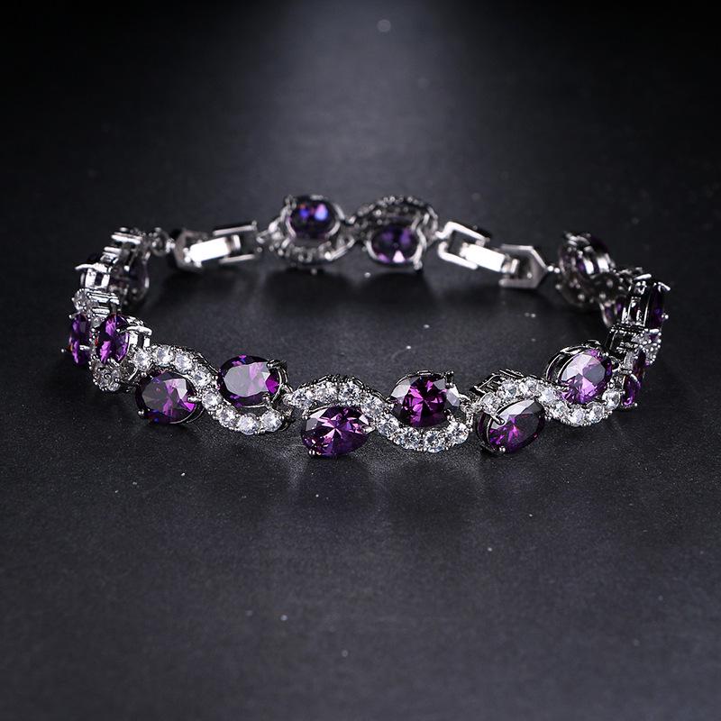 AAA Women's Zircon Gemstone Bracelet - Valentine's Day Gift ST-49