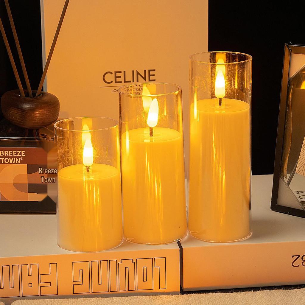 Remote Control LED Flickering Candle Cup for Weddings and Birthdays