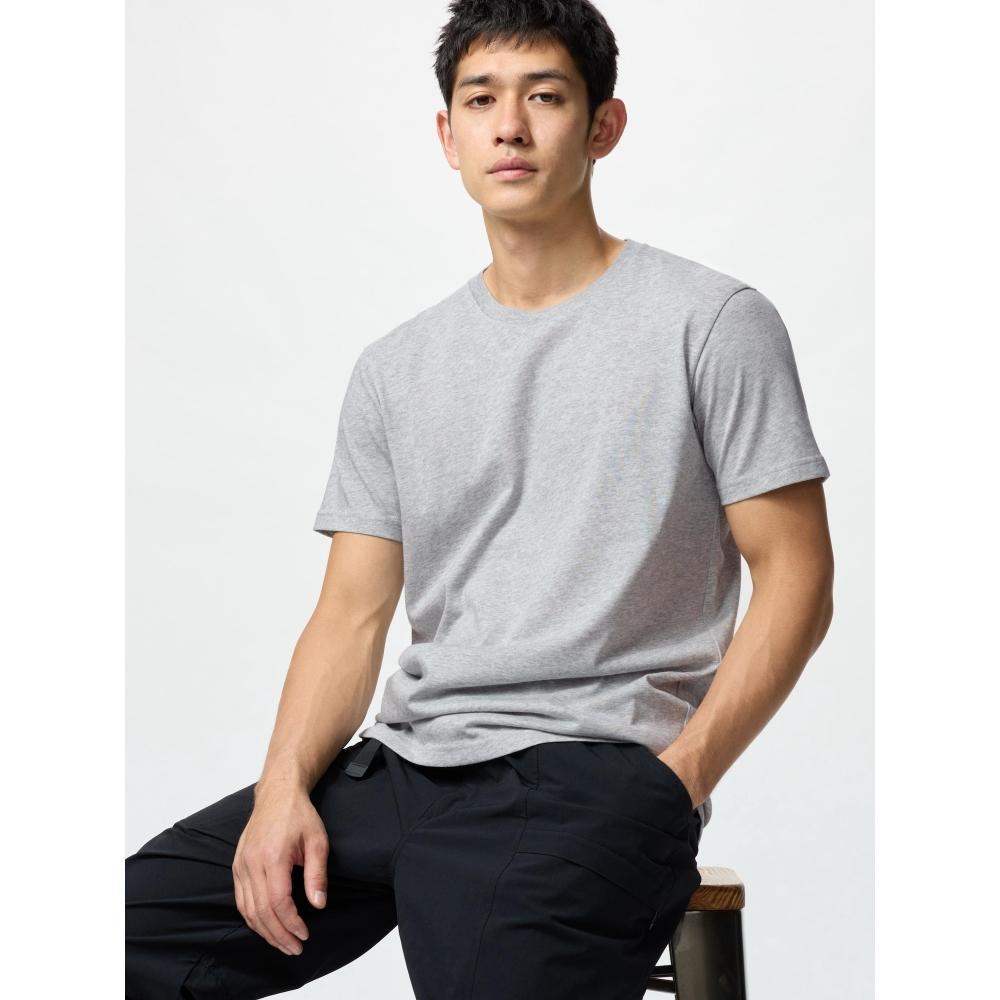 Uniqlo Футболка с круглым вырезом и коротким рукавом Dry Color 