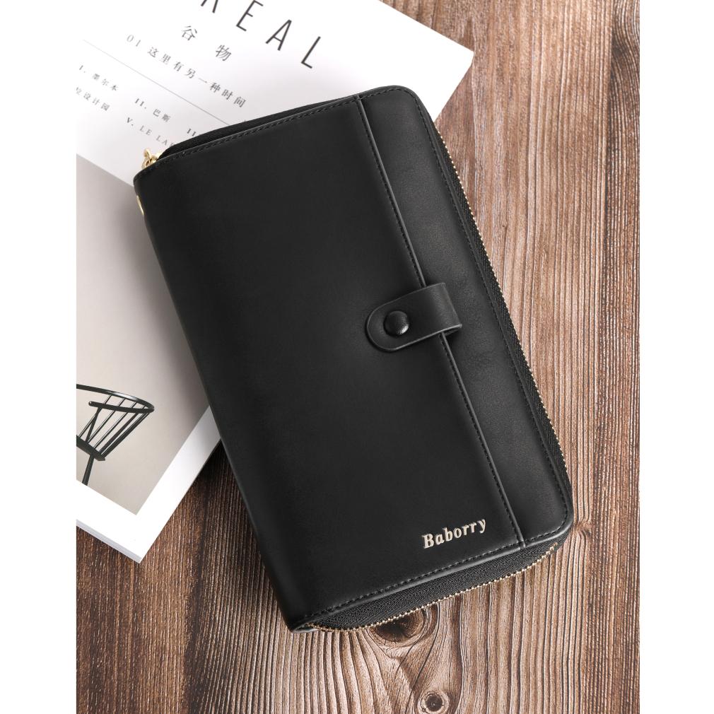 Мужской кошелёк на молнии в винтажном стиле