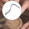 Pottery Trimming Tool Clay Hand Three Side Sculpture Tungsten Steel Cutter Head