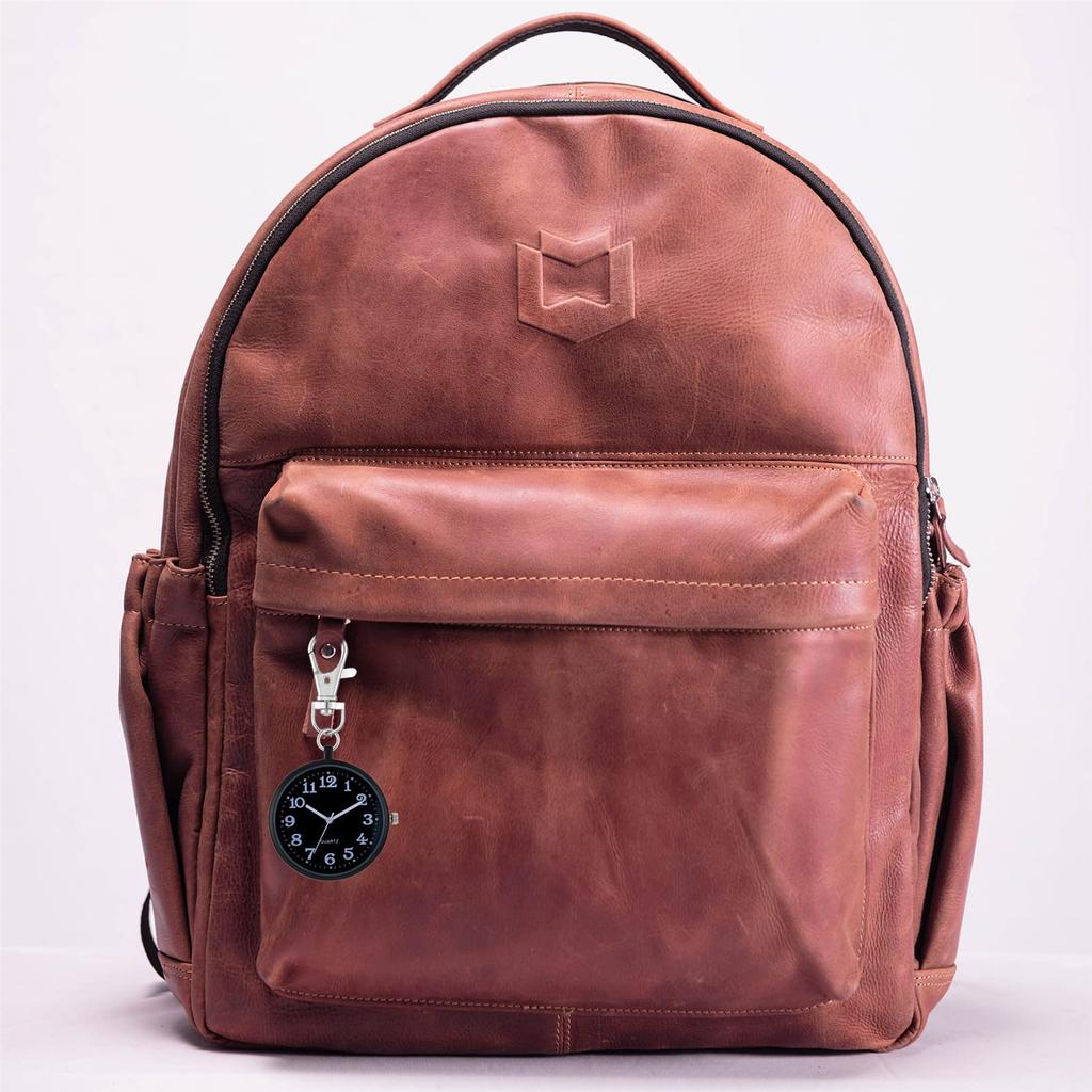 Carabiner Watch Clip Keychain Clock Waterproof Pocket Watch Analog Outdoor Fashion Accessory Men's Women's