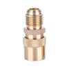 Brass Female Quick Coupling Heat Resistant Hose Barb Coupler  Mold Cooling Systems