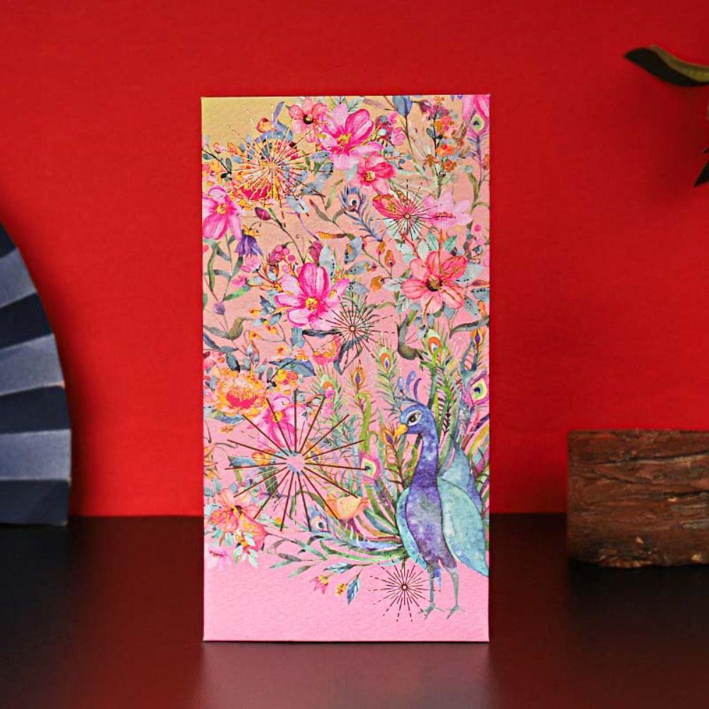 6Pcs/set Chinese New Year Decorations Money Pocket The Year of Dragon Red Packets  Celebration Party