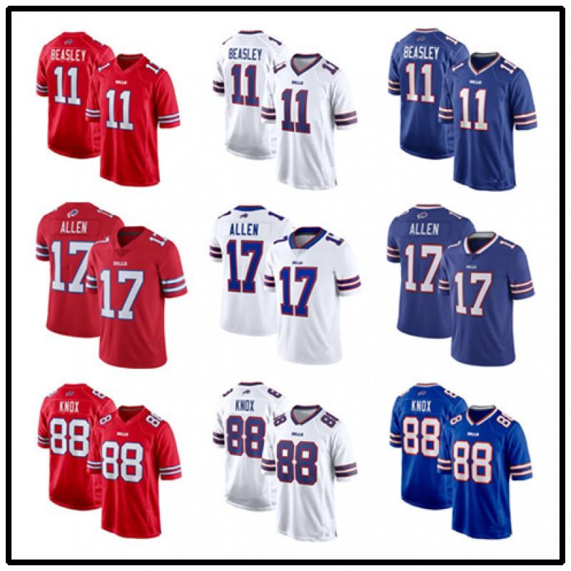Buffalo Bills Football Jersey - 14 Diggs 17 Allen 3 Embroidered Sports Uniform Fans