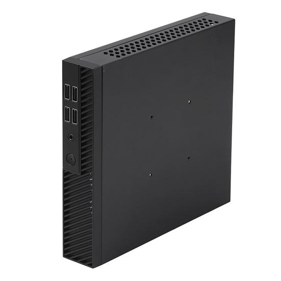 Корпус для компьютера Mini ITX DX01 Тонкий Половинной высоты Быстрый отвод тепла Поддержка VESA