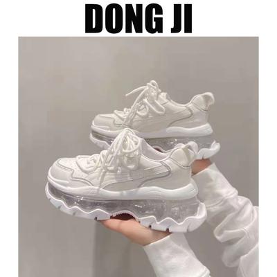 [DongJI] Кроссовки 'папины кроссовки' женские 2024 новинка корейская версия нишевые на толстой подошве универсальные повседневные кроссовки маленькие белые кроссовки