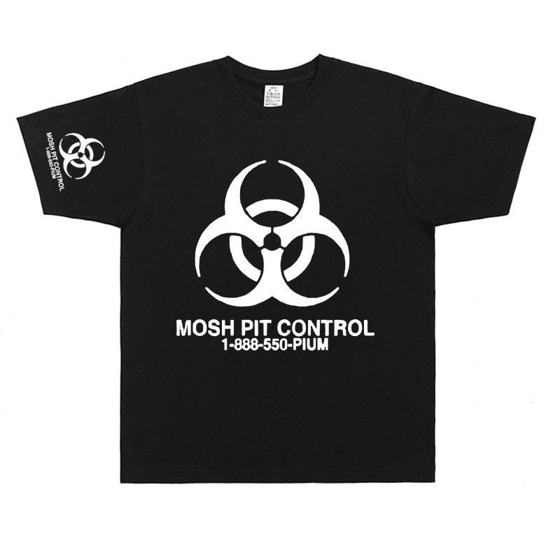 Футболка Homixide Gang Mosh Pit Control Футболка с мерчем Playboi Carti Opium Футболки HXG Унисекс Женские Хип-Хоп Большие Хлопковые Футболки
