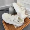 High-value Summer and Autumn Retro Platform Canvas Shoes for Women To Step On And Wear Two Lazy Board Shoes for Women
