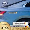 For VOLKSWAGEN VW Car Styling 3D Aluminum Emblem Sticker Auto Body Trunk Decoration Decals For Volkswagen VW GOLF Polo Tiguan VW