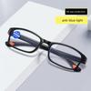 Fashionable Business Retro Anti Blue Light Reading Glasses For Men And Women Full Frame Elderly Reading Glasses