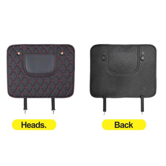 Коврик для автомобильного сиденья, защита спинки автомобильного сиденья с карманами-органайзерами, водонепроницаемая задняя крышка автомобильного сиденья, защита для салона автомобиля, аксессуары