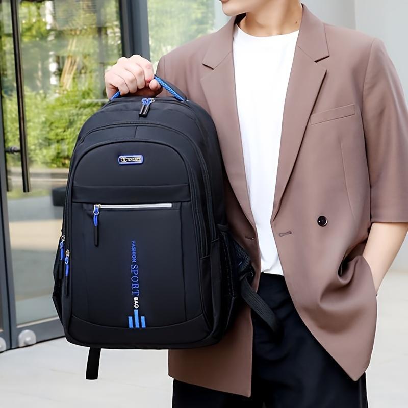 Men's Backpacks Oxford Waterproof Rucksack Business Computer Bag Casual Travel Backpack Senior High School Student Schoolbag