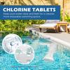 Chlorinating Tablets Stabilized Chlorine Tablets for Swimming Pool and Spa Slow Dissolving Clean Swimming Environment