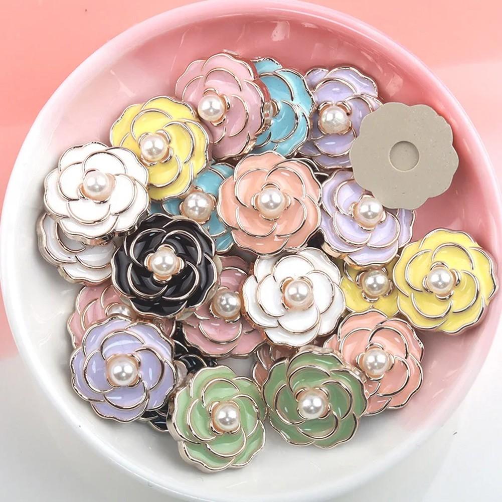 Flat Back Design Diamond Flower Embellishment Floral Pattern