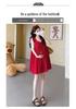 2026 Summer Sleeveless Maternity Doll Dress - Age-Reducing, Hollow Out, Loose Fit, Sweet Belly Covering Vest Design