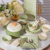 Milky Fluffy Ceramic Dinnerware Set