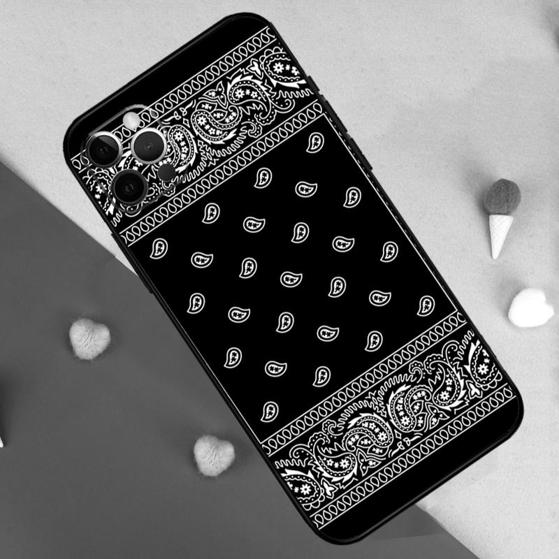 Королевская бандана Пейсли Чехол для телефона Для iPhone 17 Pro Max 11 14 15 16 Pro Max Plus 13 12 Mini 16e 17 Air Задняя крышка