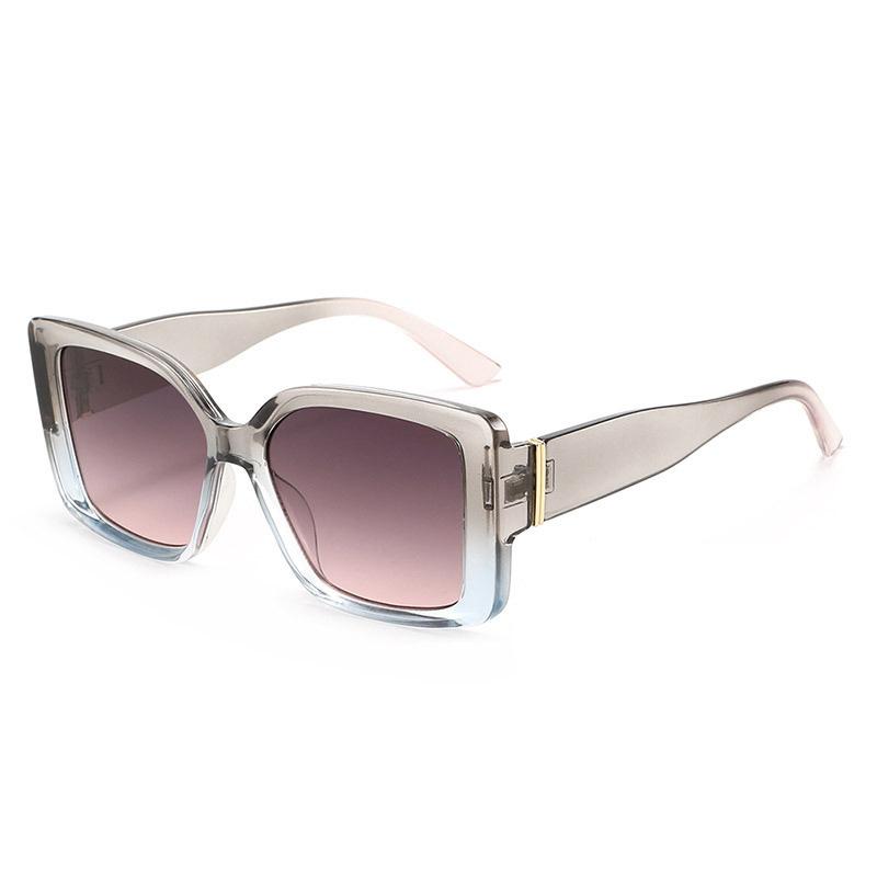 New retro large-frame sunglasses, premium sunglasses, men's and women's UV-proof sunglasses