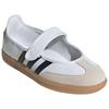 Adidas Samba Jane White Black Gum Women Sneakers Footwear-White Alumina Core-Black JR1402