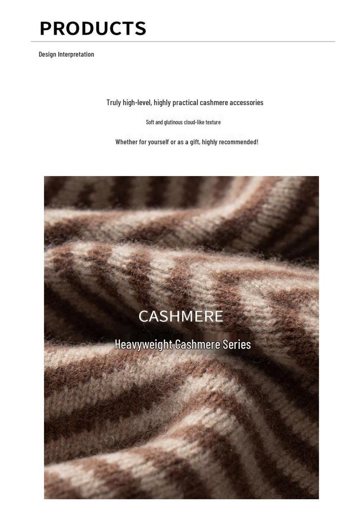 Women's Chunky Knit Cashmere Hat - Korean Style, Warm Versatile Outdoor Face Slimming Winter Headwear