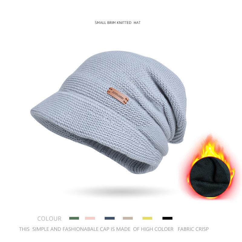 Женская зимняя плюшевая ворсовая уличная теплая крышка с широкими полями, маленькая шляпа для защиты ушей, лунная шляпа