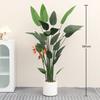 Nordic Traveller's Palm Artificial Plant for Living Room & Window Decor - Potted Greenery for Indoor Landscaping