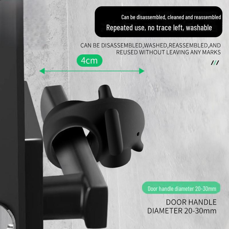 Силиконовый противоударный стопор дверной ручки для ванной комнаты