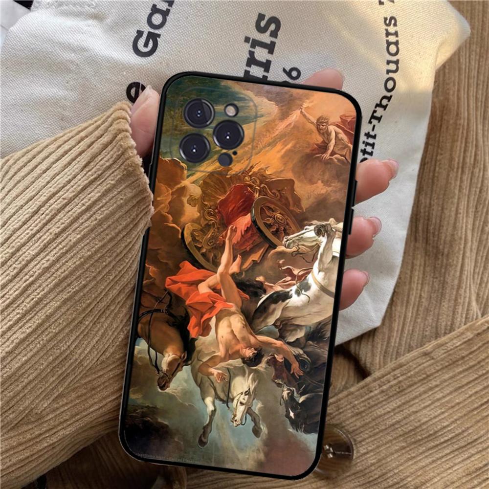 Искусство эпохи Возрождения Картина Чехол для телефона Для iPhone 15 14 11 12 13 Mini Pro XS Max Чехол 6 7 8 Plus X XR SE 2020 Funda Оболочка