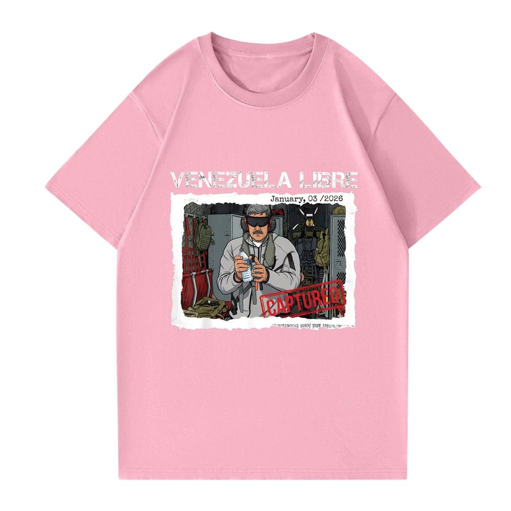 Женская и мужская модная футболка с круглым вырезом, повседневная, с принтом, с коротким рукавом