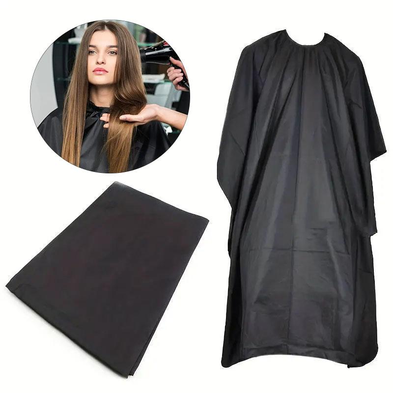 1шт черные нагрудники для стрижки волос нагрудники для взрослых парикмахерские нагрудники фартук черные нагрудники для стрижки волос