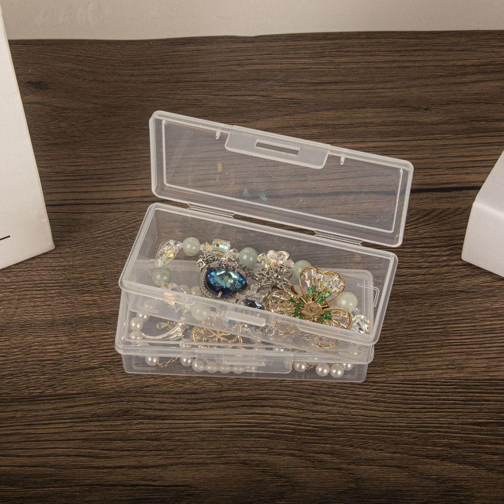 Clear Clear Storage Box Plastic Craft & Sewing Supplies Container Organizer Case Home Storage