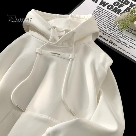 Осенняя мужская толстовка с капюшоном и защитой шеи, с капюшоном, большим карманом, эластичными манжетами и подолом, пуловер для спорта, фитнеса, путешествий, школы, топ