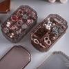 Transparent Jewelry Storage Box Large Capacity Multi-layer Dustproof Earrings Rings Container Desktop Jewelry Organizer Case