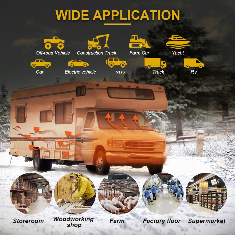 12 В 24 В двойной напряжение General Motors дизельный обогреватель 5-8 кВт зимний обогрев стояночный обогреватель комплект с ЖК-дисплеем низкий уровень шума